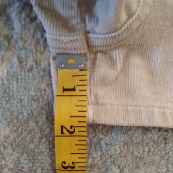 Jalate Jeans Wear Corduroy Shortie Shorts Junior 7/8 Tan - Picture 13 of 14